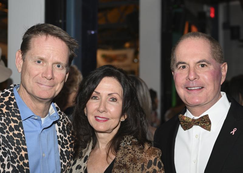 Attending the event are (l-r) Dewey Beach Town Manager Bill Zolper, Ruby Schaeffer and Sussex County Councilman Mark Schaeffer.